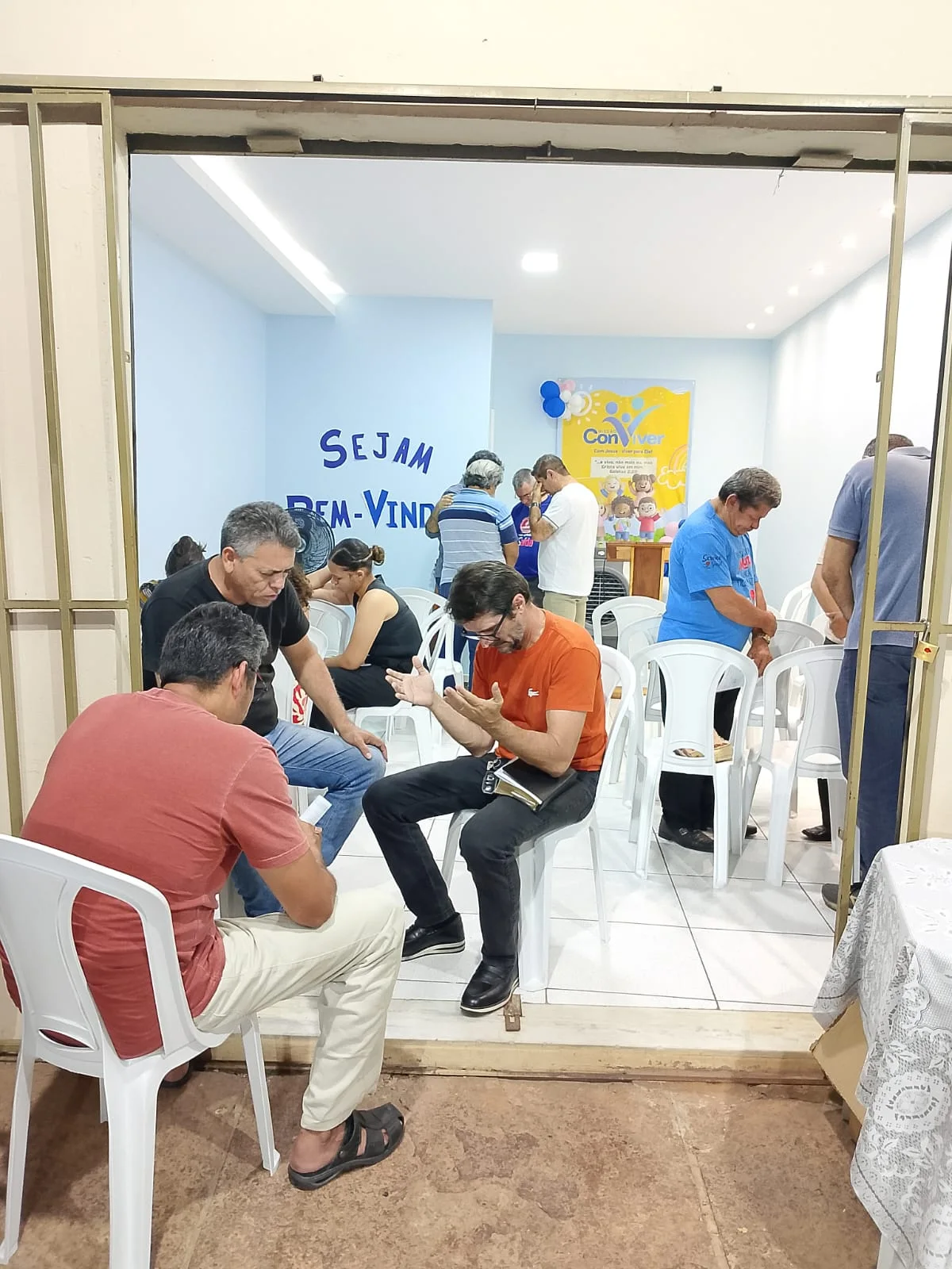 Culto de Oração sob a liderança dos Homens da PIB
