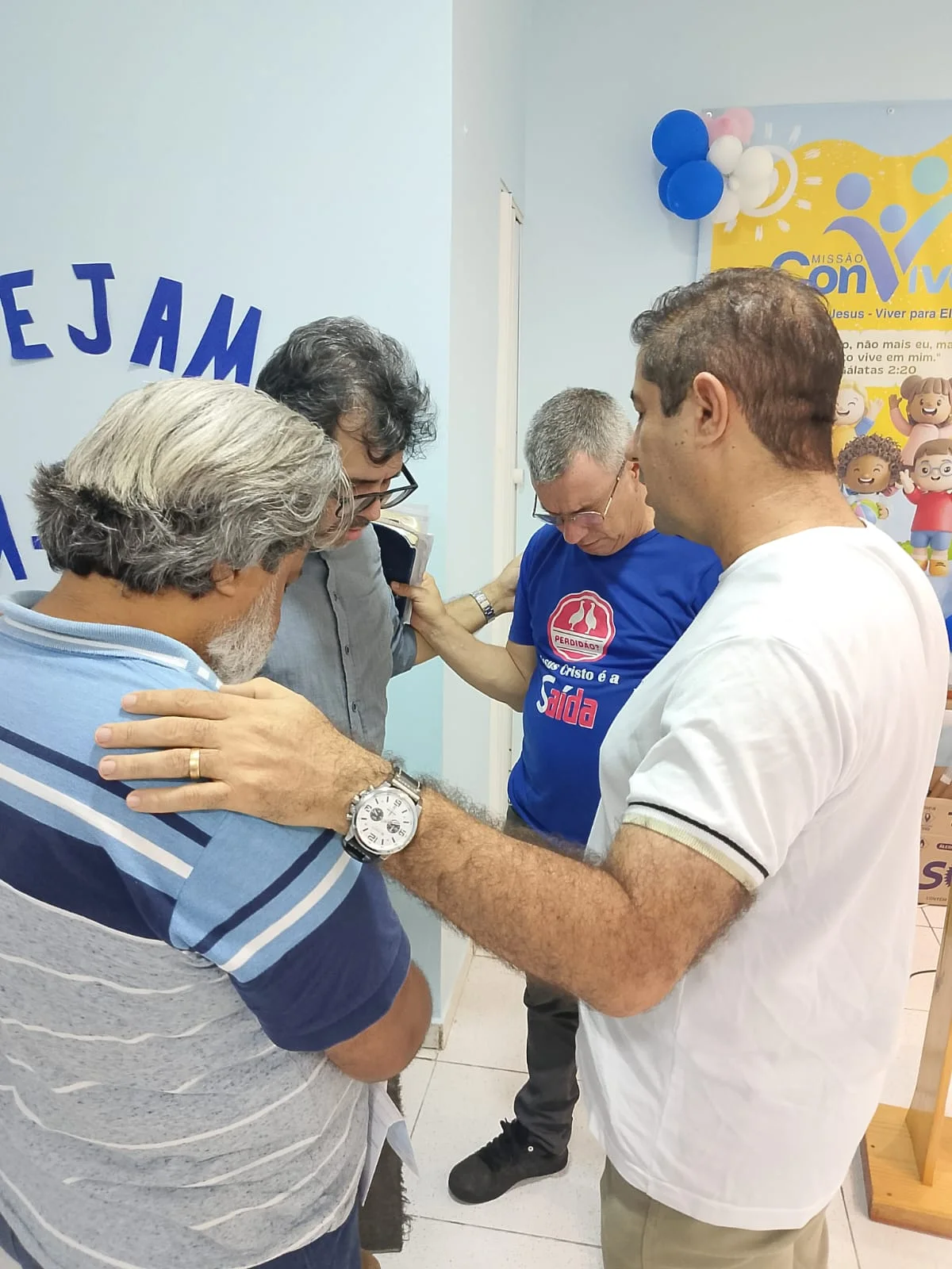 Culto de Oração sob a liderança dos Homens da PIB