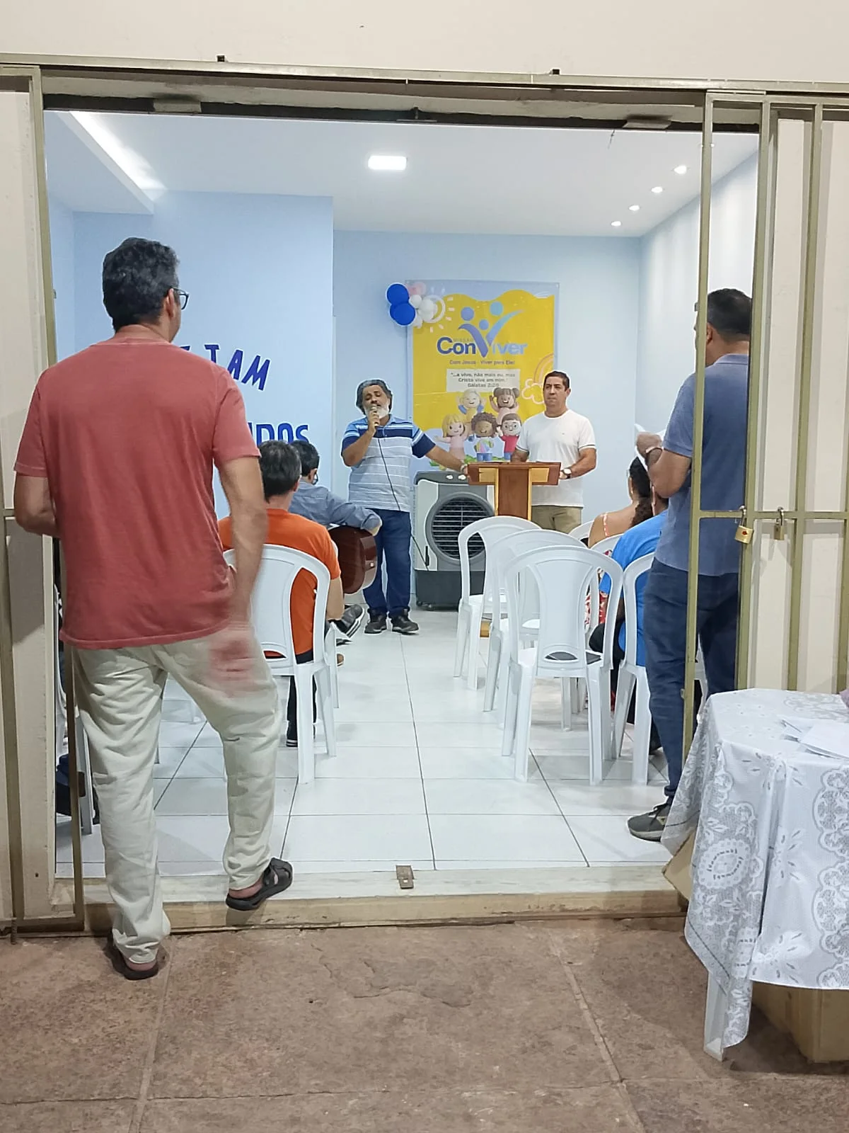 Culto de Oração sob a liderança dos Homens da PIB