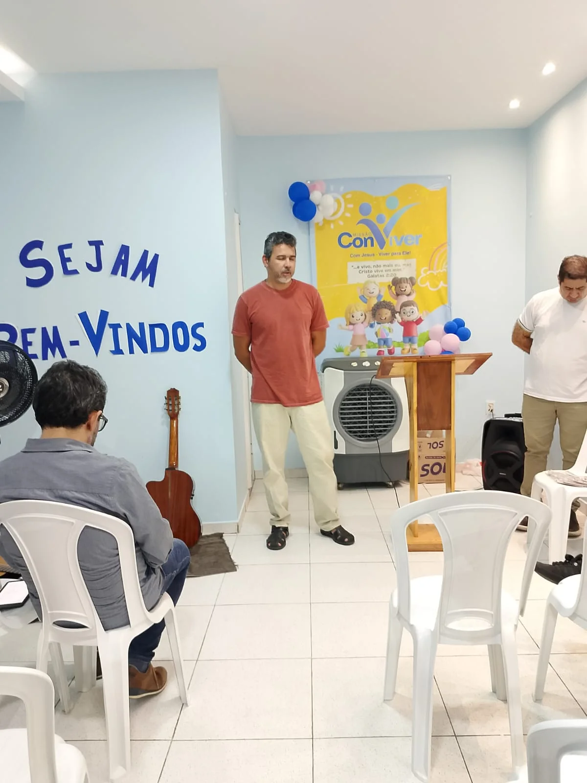 Culto de Oração sob a liderança dos Homens da PIB
