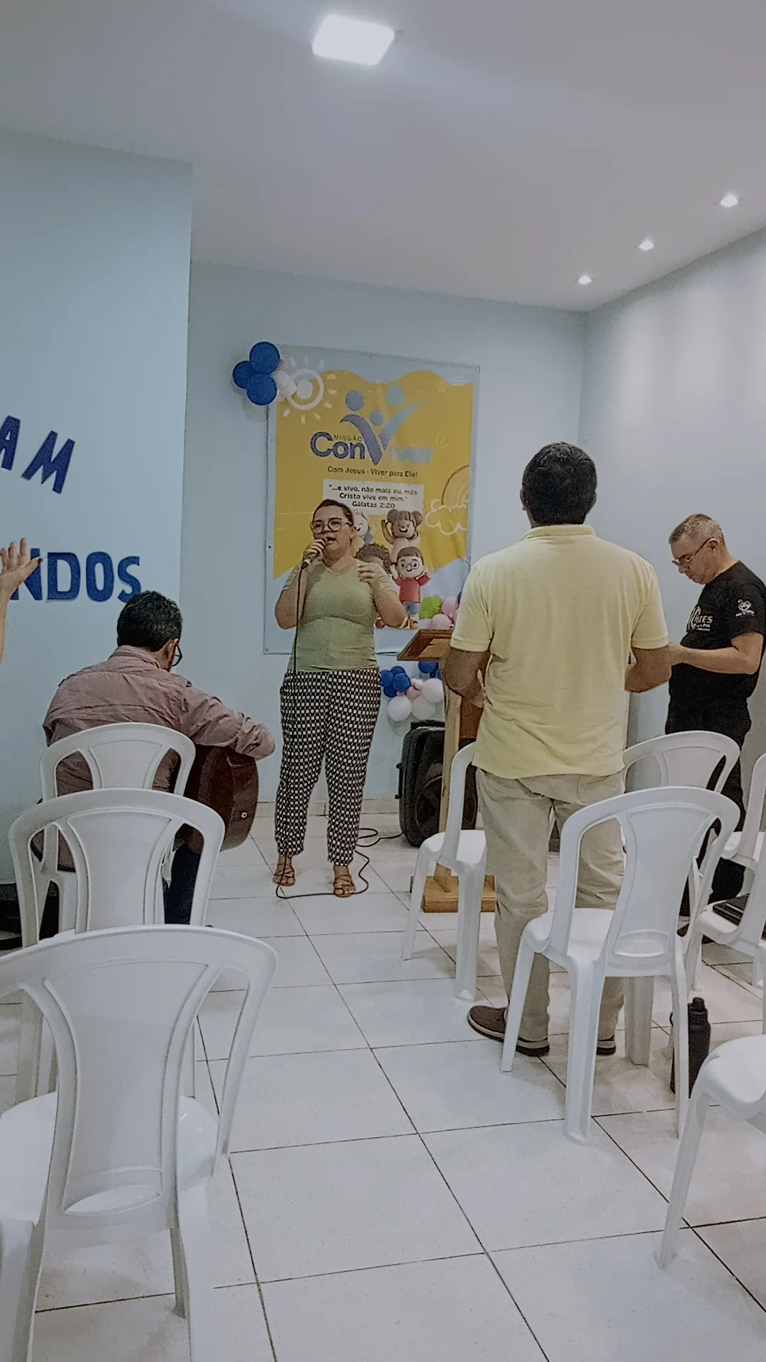 Culto de Oração na PIB Conviver