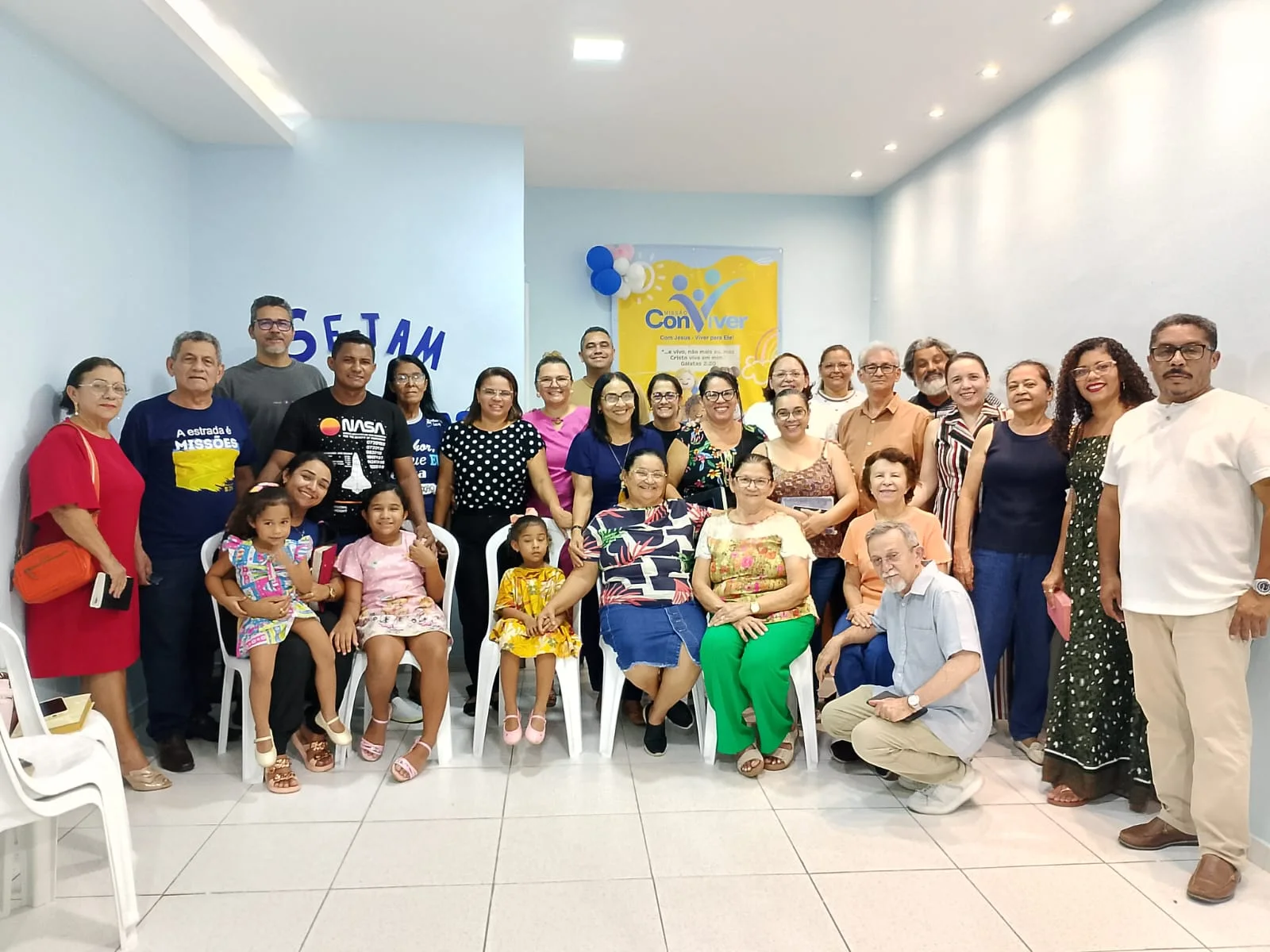 1º Culto da Oração da PIB2 no bairro Conviver